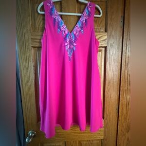 Lilly Pulitzer Owen dress in “piñata pink “